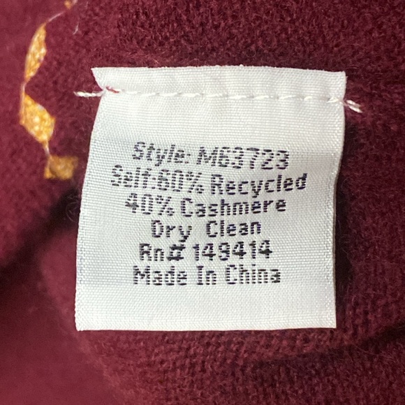 *SOLD*OHNNY WAS ANACAPRI CASHMERE PULLOVER - Picture 9 of 9